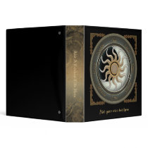 Sun and Moon Pagan Wheel 1.5" Binder