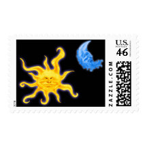 Sun and Moon Stamps