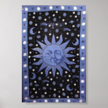 Sun and Stars Poster