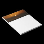 Sun Behind Clouds Notepad