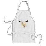 sun bleached steer skull aprons