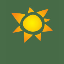 Sun - Bright Colored Star t-shirts