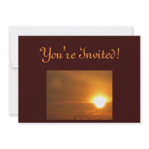 Sun Burst Invitation