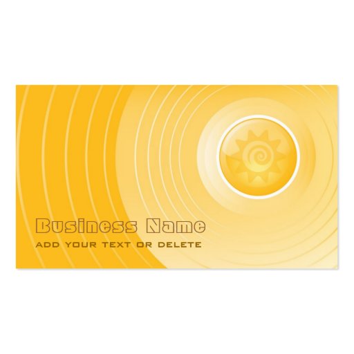 Sun Business Card
