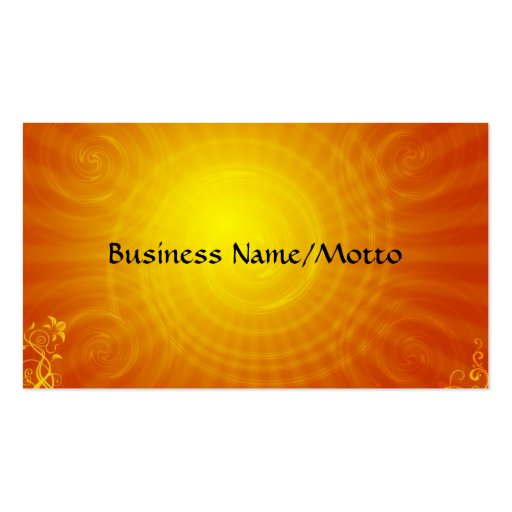 Sun Business card (back side)