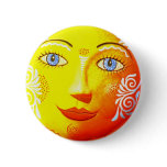 Sun Ceramic Button