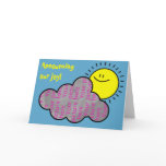 Sun & Cloud Photo Card