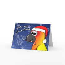 Sun Conure Christmas Card
