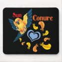 Sun Conure Cutie Mouse Pad mousepads