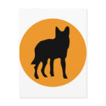 sun dog wolf icon postcards