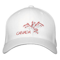 sun dragon Canada, embroidered hats