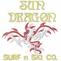 Sun Dragon Surf n ski embroidered shirts