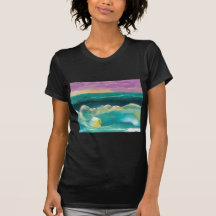 Sun Drama in the Ocean Waves Seascape T Shirt