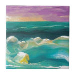 Sun Drama in the Ocean Waves Seascape tiles
