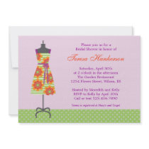 Sun Dress Bridal Shower Invitation