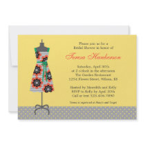 Sun Dress Bridal Shower Invitation