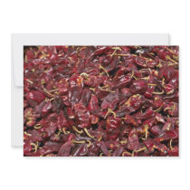 Sun-dried paprika, Gabes, Tunisia Custom Invite