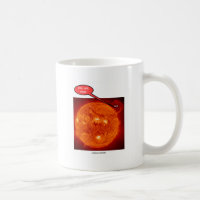 Sun Earth You Are Here (Astronomy Humor) Classic White Coffee Mug