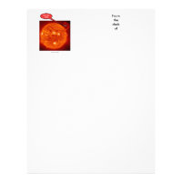 Sun Earth You Are Here Astronomy Humor Letterhead