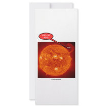 Sun Earth You Are Here (Astronomy Humor) Personalized Rack Card