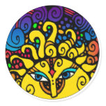Sun / El Sol whimsical 20 count stickers