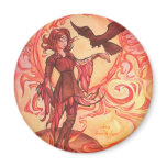 Sun Elf Refrigerator Magnet
