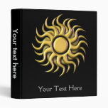 Sun emblem  folder binders