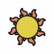 Sun embroidered shirts by ZazzleEmbroidery Sun embroidered shirts