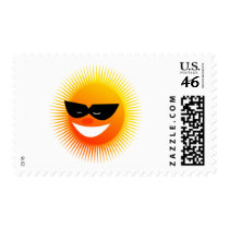 sun  emotion postage stamps
