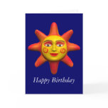 Sun face - Birthday cards