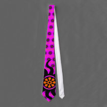 SUN FLOWER Art Deco tie by aquamotion SUN FLOWER Art Deco tie