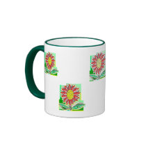 Sun Flower Design mugs