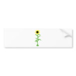 sun flower icon bumper stickers