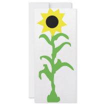 sun flower icon rack cards