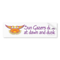 Sun Gazers Bumper Sticker bumper stickers