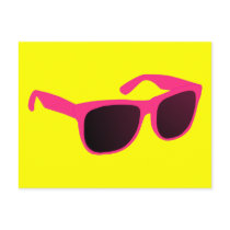 sun glasses postcards