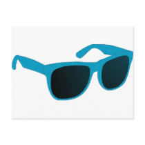 sun glasses postcards