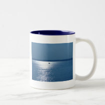 sun glistening on lake mugs