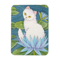 Sun God Cat Rectangle Magnet Moussart magnets