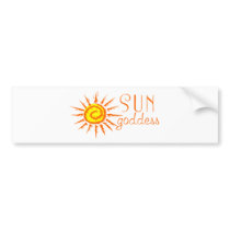 Sun Goddess Bumper Stickers