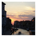Sun going down in Venice posters by Kris18 Sun going down in Venice posters