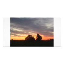 Sun Going Down Photo Card Template