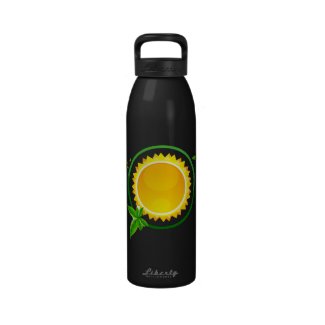 sun green circle butterflies eco design.png reusable water bottles