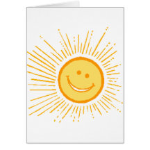 Sun Greeting Card