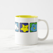 Sun Heart Moon Cloud Star Flower Mug