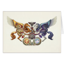 Sun Horse, Moon Horse Greeting Card