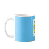 Sun in Clouds - Basic Mug (sky blue) by noobeegin Sun in Clouds - Basic Mug (sky blue)