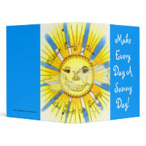 Sun in Clouds - Binder