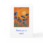 sun in red sky, Thank you so much Cards sun in red sky, Thank you so much Cards