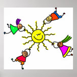 Sun Kids Posters